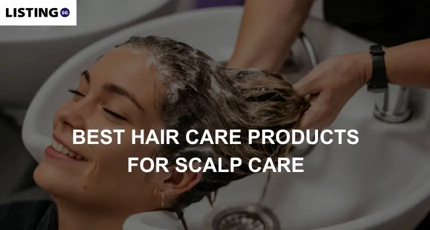 Woman having her hair washed in a salon