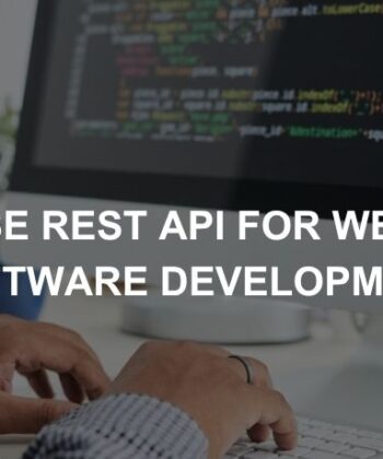 Photo of a man doing coding, representing REST API and website/software building