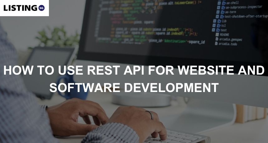 Photo of a man doing coding, representing REST API and website/software building