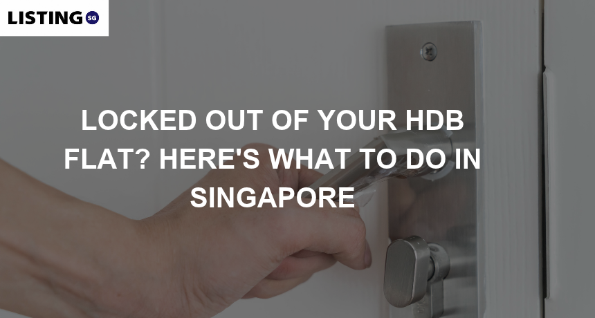 man locked out of singapore hdb flat